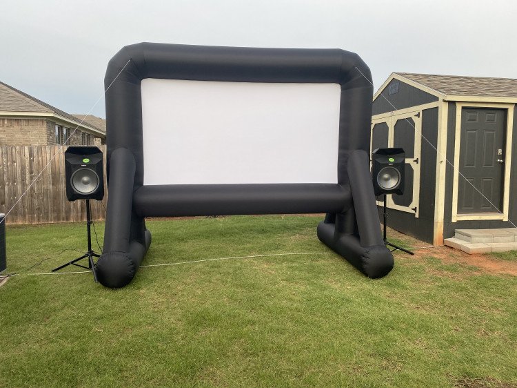 124in Inflatable Projector Screen - H & H Inflatables LLC Blanchard OK